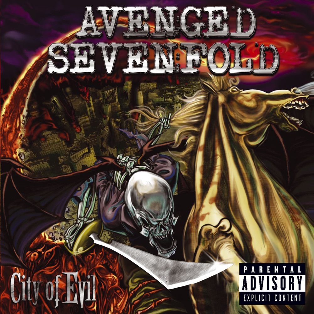 City of Evil by Avenged Sevenfold album cover