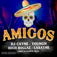 Amigos (feat. Youngn, High Rollaz & LaRayne) [Clean] - Single - DJ Cayne