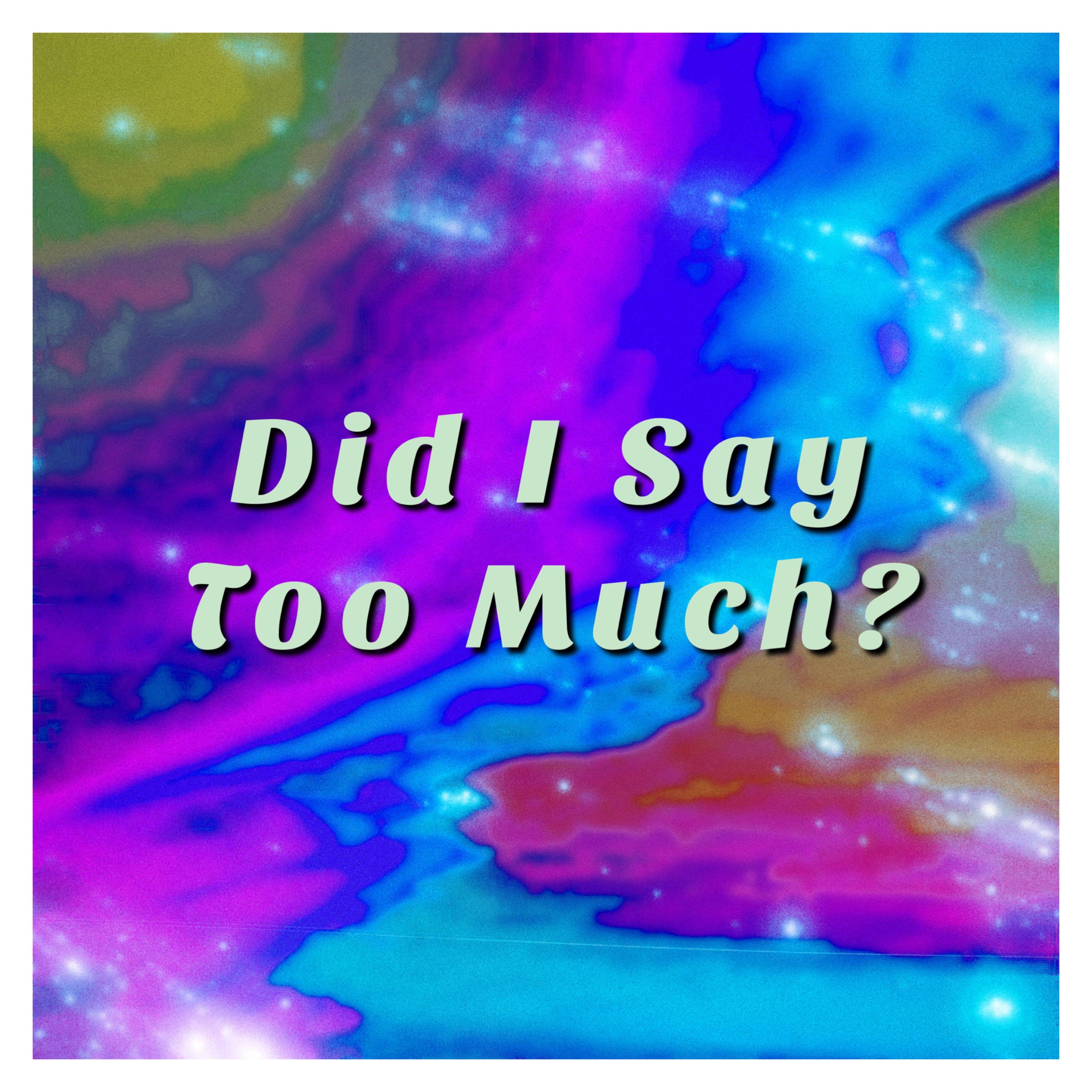Did I Say Too Much? - Single