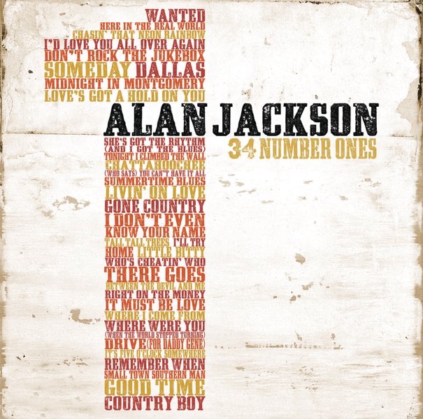 34 Number Ones by Alan Jackson album cover