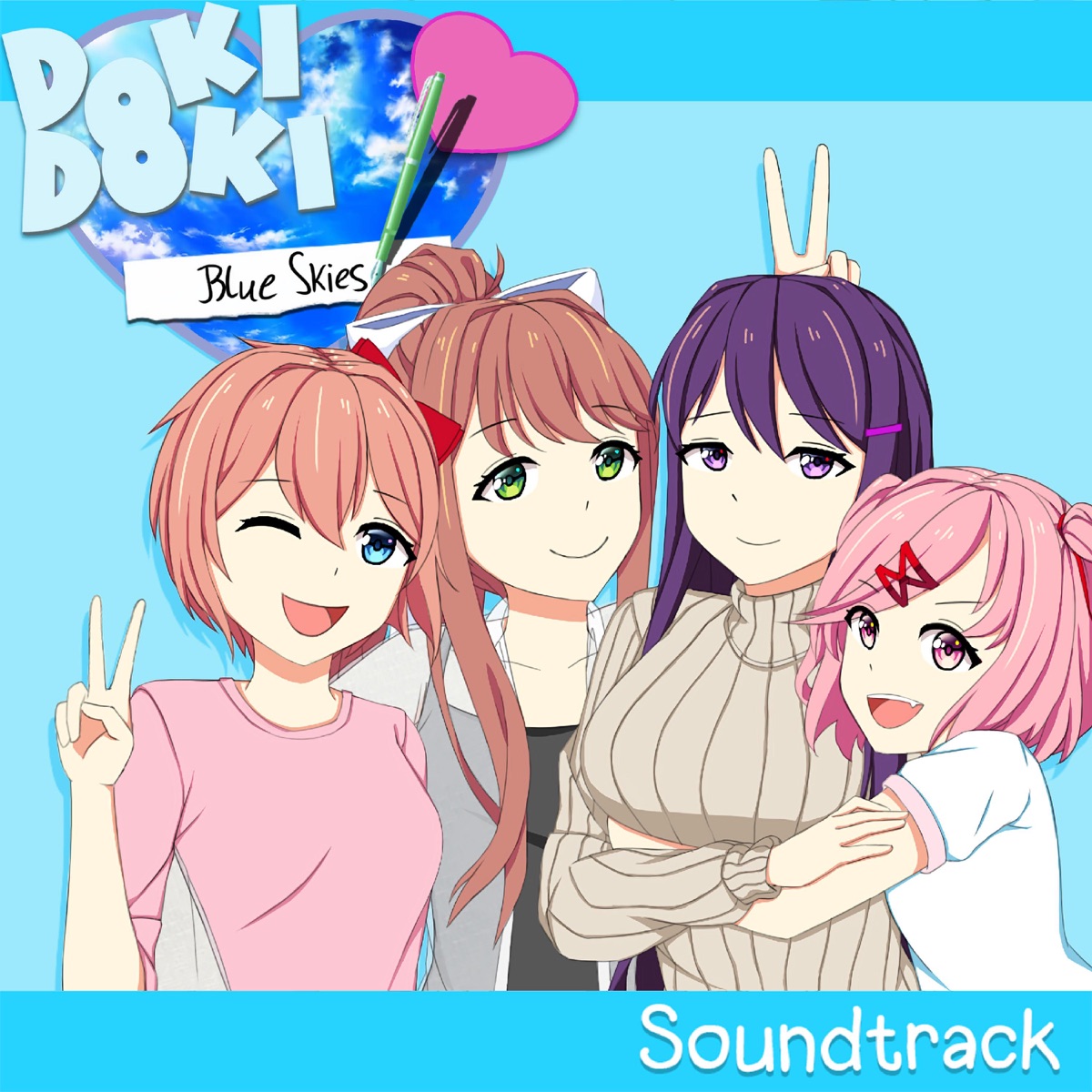 Doki Doki Blue Skies (Original Game Soundtrack) - Album by Blue Dissonance  Development
