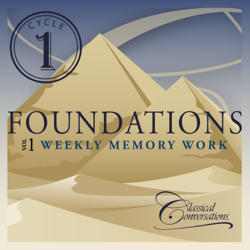 Foundations Cycle 1, Vol. 1 - Weekly Memory Work - Classical Conversations Cover Art