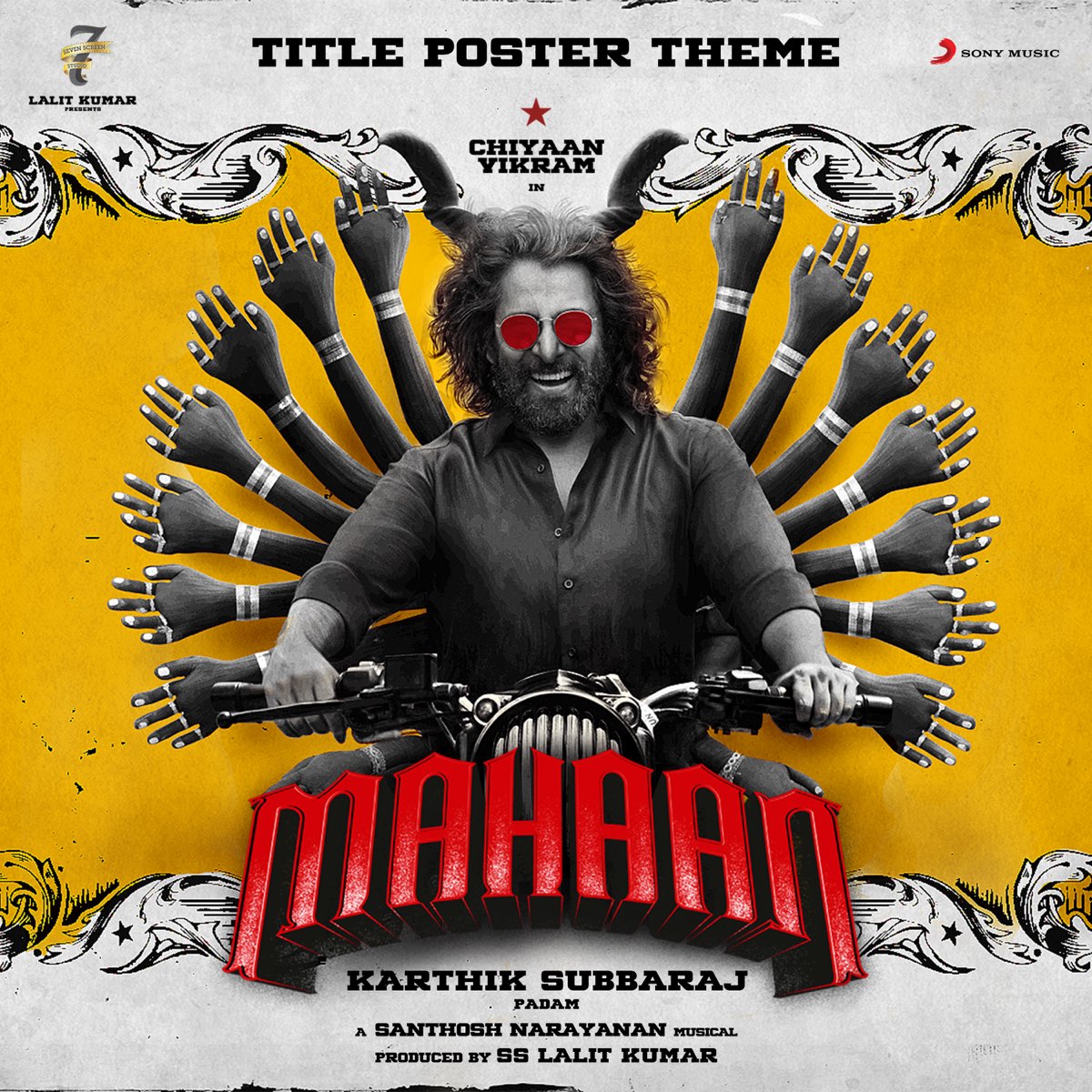 Mahaan Title Poster Theme (From 