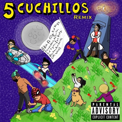 5 Cuchillos (Remix) (feat. Tyan, CM Waso, OG, Kinkaso, Facardeus, Vanilla Eye, Kid Kaye & Isa Baby) - Single