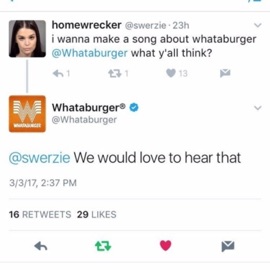 Whataburger Swerzie