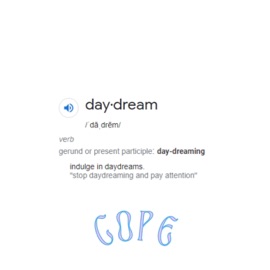 Day Dreaming COPE