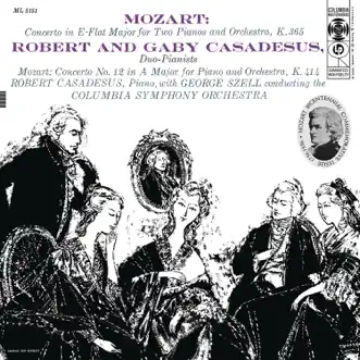 Mozart: Piano Concertos Nos. 10 & 12 (Remastered) by George Szell, Columbia Symphony Orchestra, Robert Casadesus & Gaby Casadesus album reviews, ratings, credits