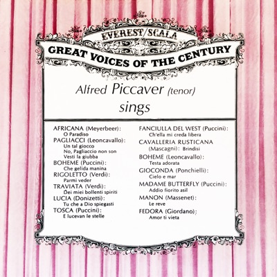 Alfred Piccaver (Tenor) Sings