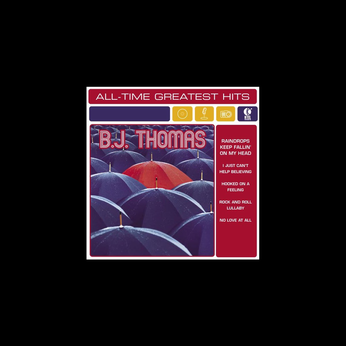 All Time Greatest Hits B J Thomas Re Recorded Versions Album By all-time-greatest-hits-b-j-thomas-re-recorded-versions-album-by
