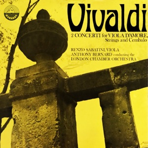 2 Concerti For Viola D'amore, Strings And Cembalo - EP