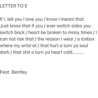 Letter To E (feat. Bentley) - Single - Londonbaby