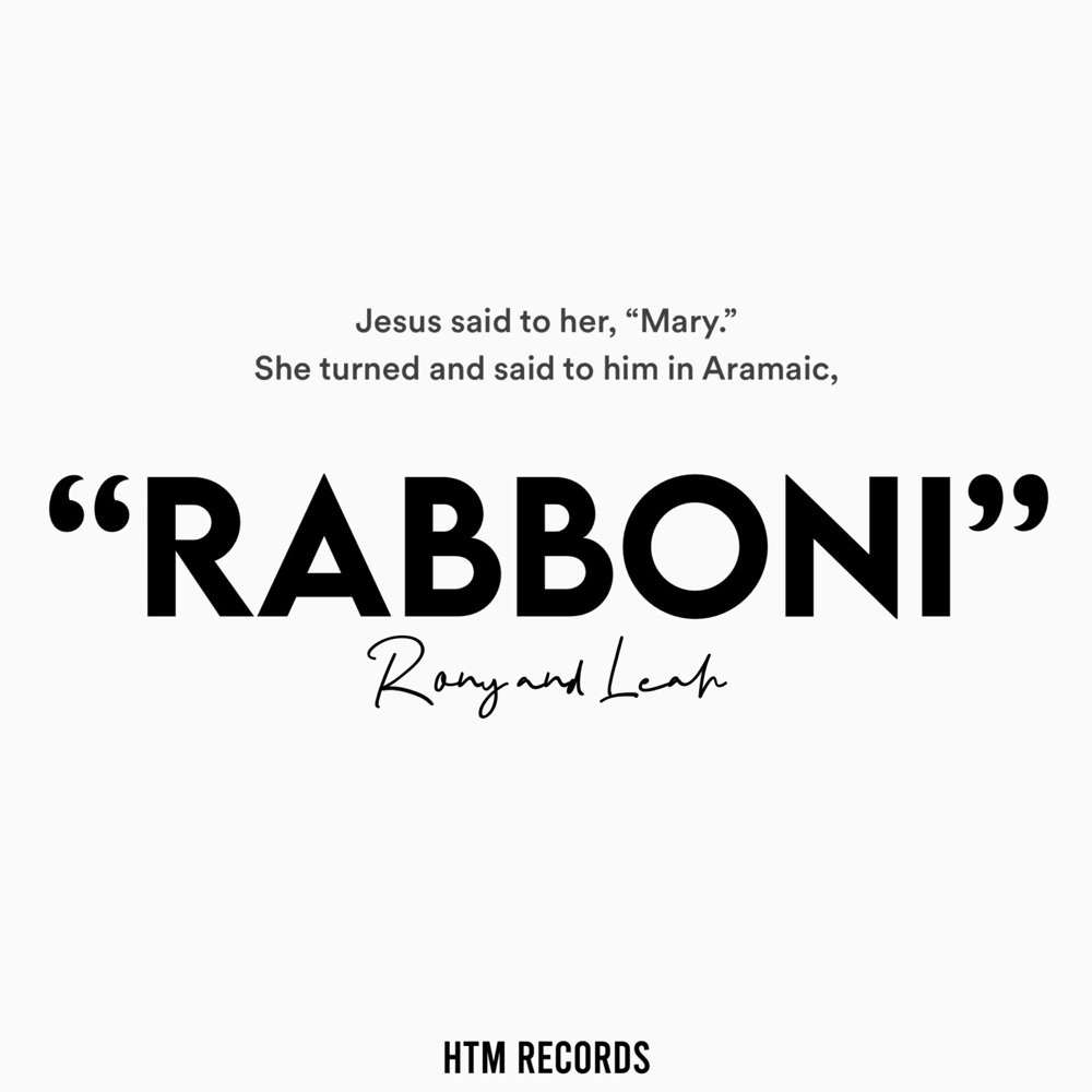 Обложка альбома «Rabboni - Single» — Rony Philip & Leah Anne Philip