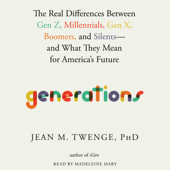Generations (Unabridged) - Jean M. Twenge Cover Art