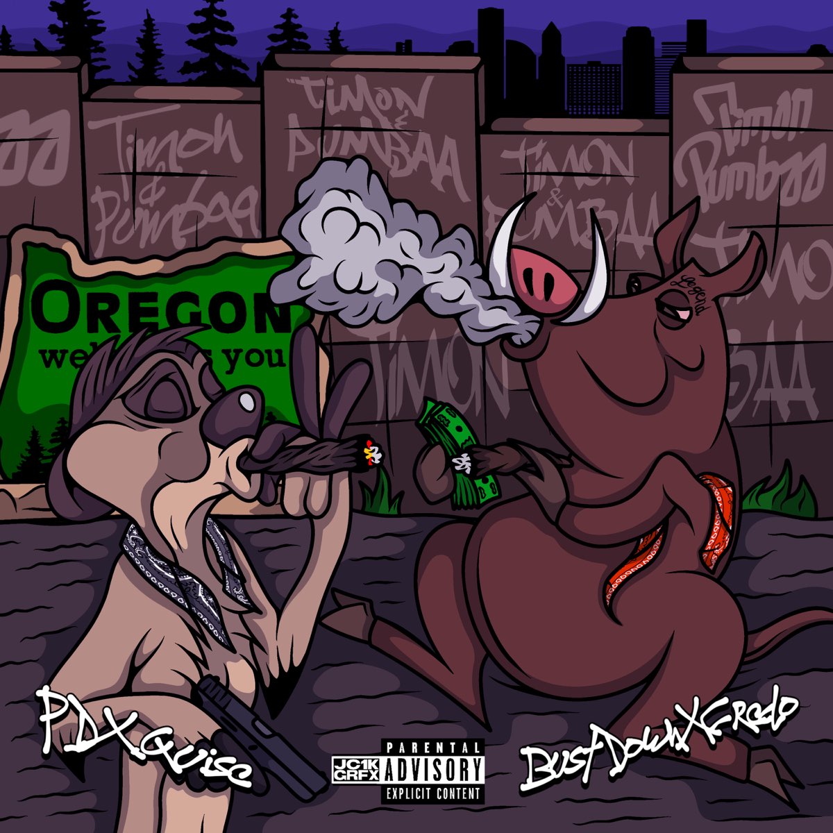 Timon & Pumbaa (feat. PDXQUISE) - EP - Album by Bustdownxfredo - Apple Music