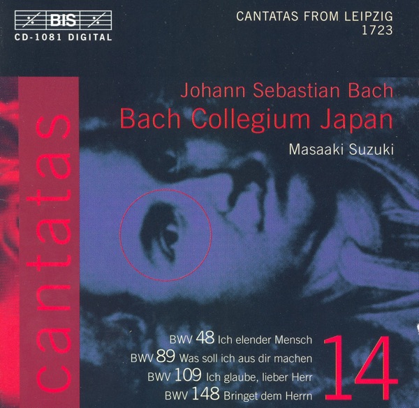 Bach, J.S.: Cantatas, Vol. 14  - Bwv 48, 89, 109, 148