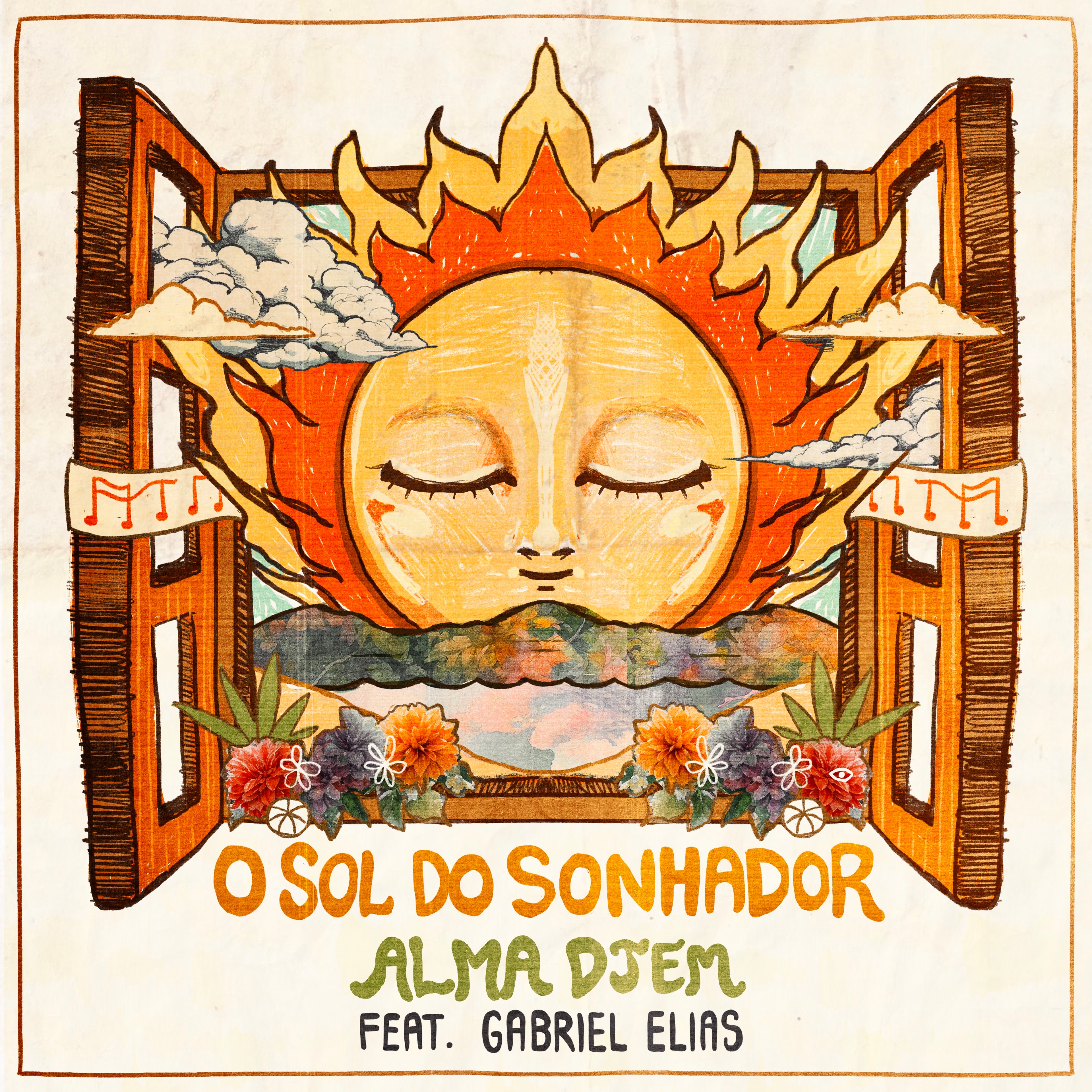 O Sol do Sonhador (feat. Gabriel Elias) - Single by Alma Djem album cover