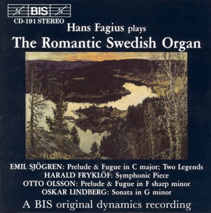 Romantic Swedish Organ Music