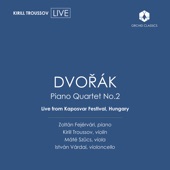Dvořák: Piano Quartet No. 2 in E-Flat Major, Op. 87, B. 162 (Live) artwork