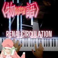 Album cover for Renai Circulation (Bakemonogatari) [Piano] - Single by Jordan D Piano