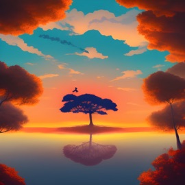 Floating Tree Palm Ufo Selecta & AFAUN