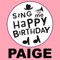 Happy Birthday Paige - Sing Me Happy Birthday lyrics