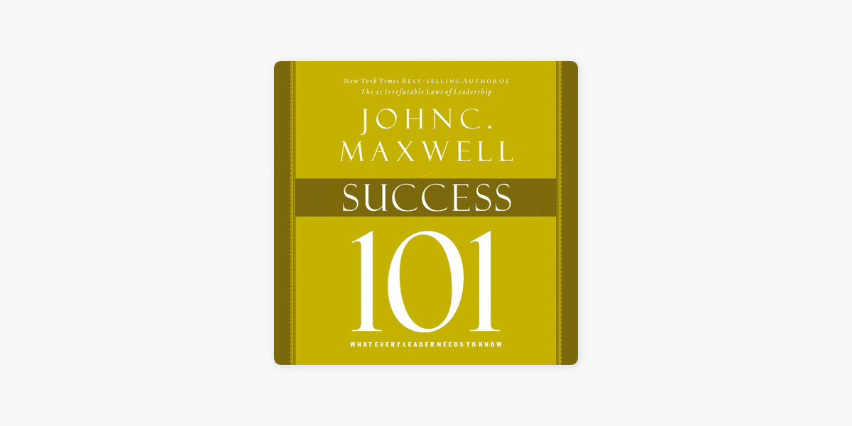 Self-Improvement 101 by John C. Maxwell - Audiobook 