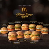 Mcdonald's The Gourmet Burger Collection artwork