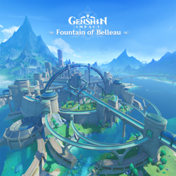 Genshin Impact - Fountain of Belleau (Original Game Soundtrack) - HOYO-MiX Cover Art