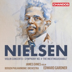 NIELSEN/VIOLIN CONCERTO/SYMPHONY NO 4 cover art