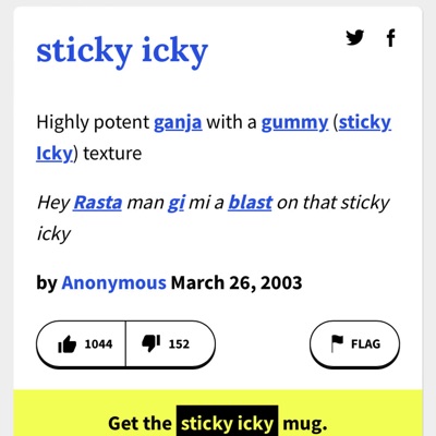 Sticky Icky - Single