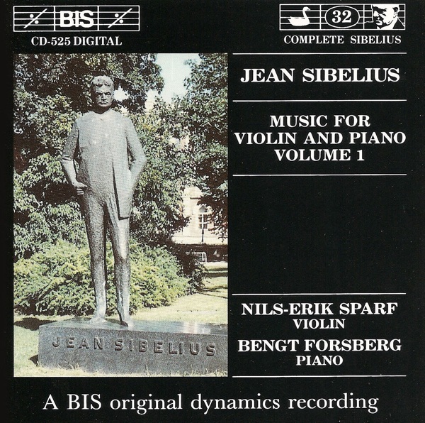 Sibelius: Music for Violin and Piano, Vol. 1