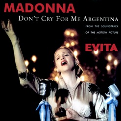 DON'T CRY FOR ME ARGENTINA cover art