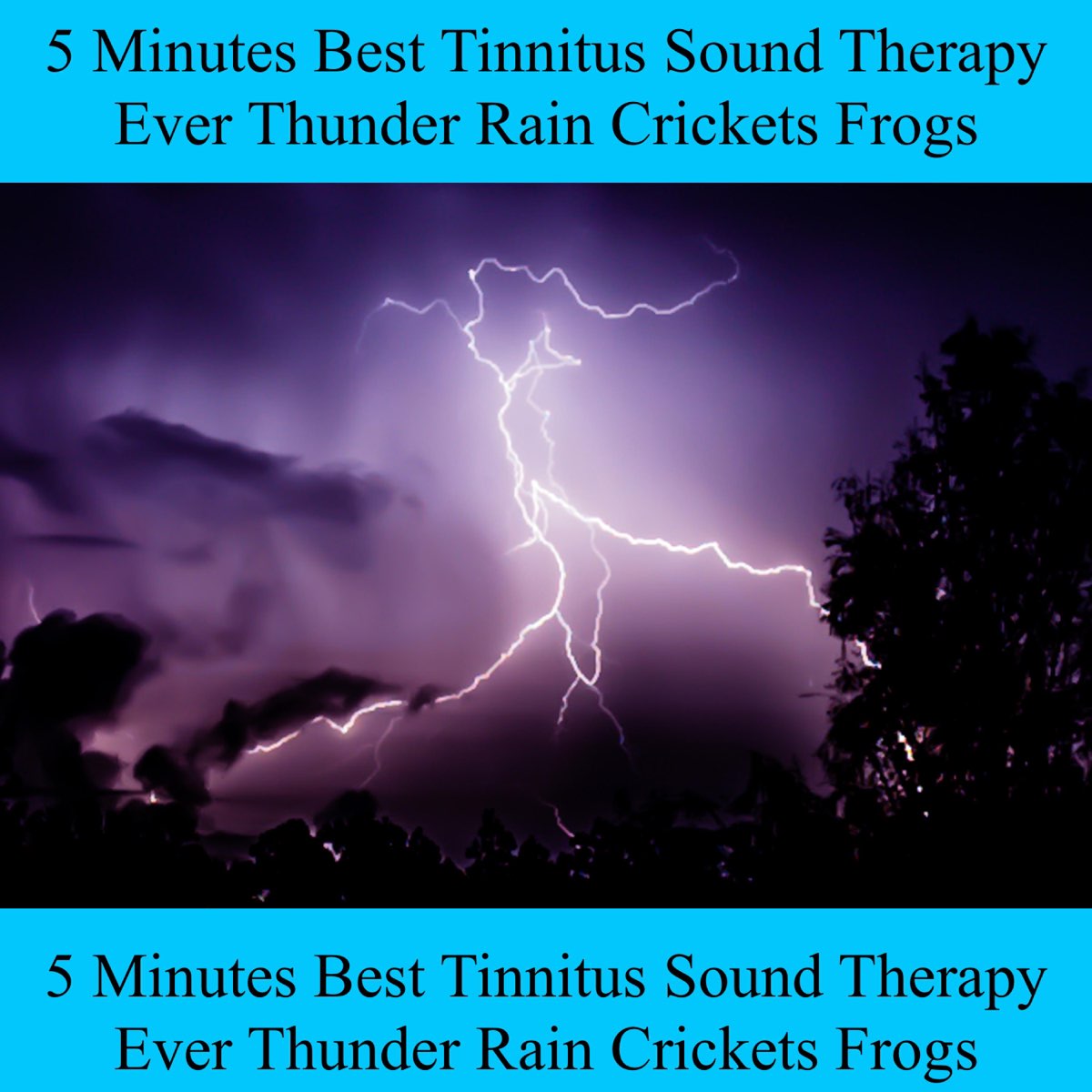 â ž5 Minutes Best Tinnitus Sound Therapy Ever Thunder Rain Crickets Frogs