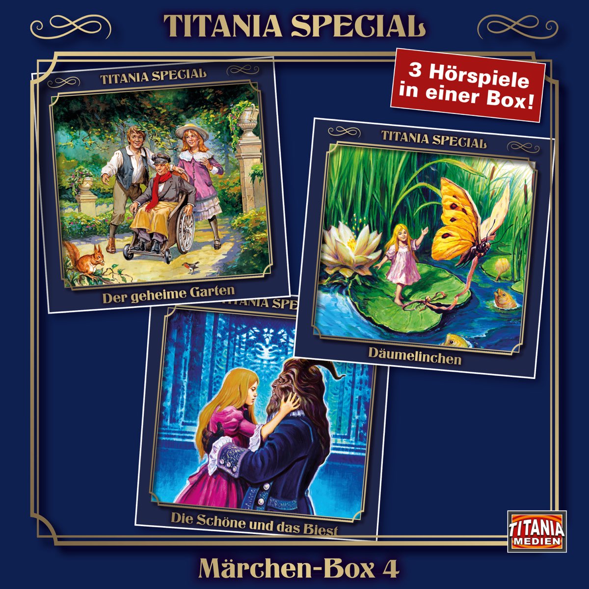 ‎Märchenklassiker Box 5 Der geheime Garten, Däumelinchen, Die Schöne