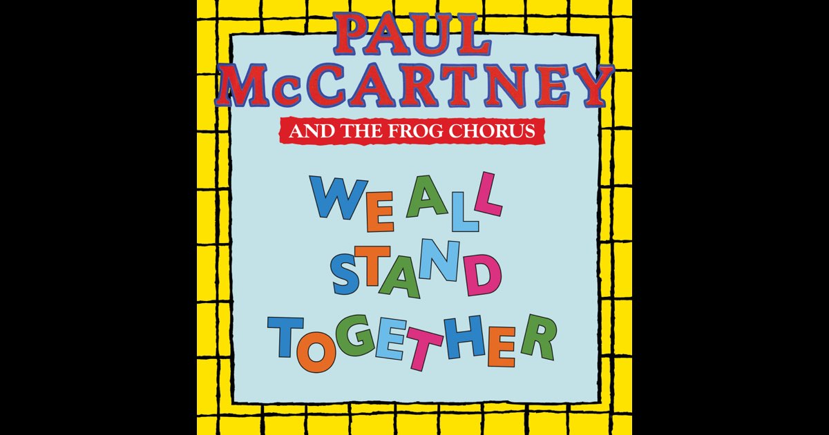 Paul McCartney We All Stand Together Rupert Bear Picture