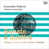 Ensemble Diderot Quatuor in D Major: II. Allegro un Poco Moderato Sonate a quattro