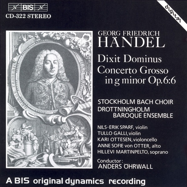Handel: Dixit Dominus / Concerto Grosso in G Minor