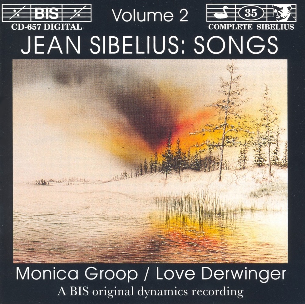 Обложка альбома «Sibelius: Songs, Vol. 2» — Monica Groop & Love Derwinger