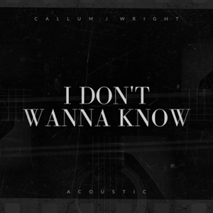 I Don't Wanna Know (Acoustic) - Single