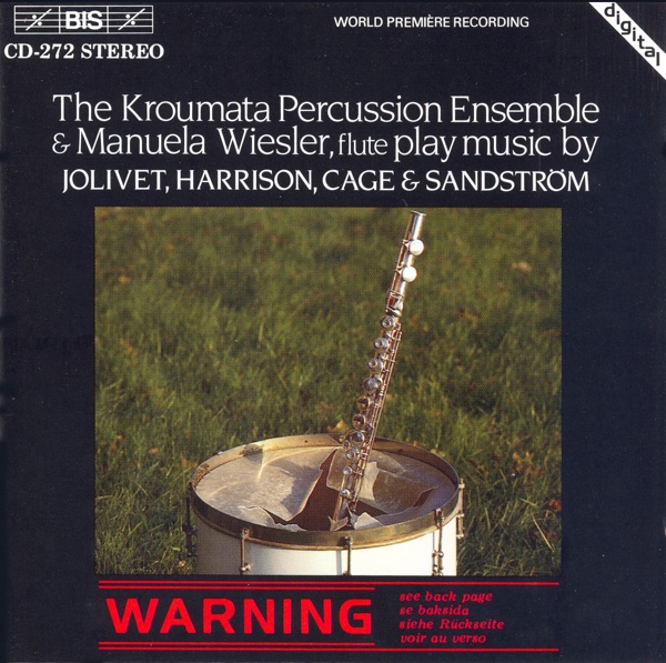 Jolivet: Suite En Concert Pour Flute Et Percussion / Harrison: First Flute Concerto / Cage: Amores