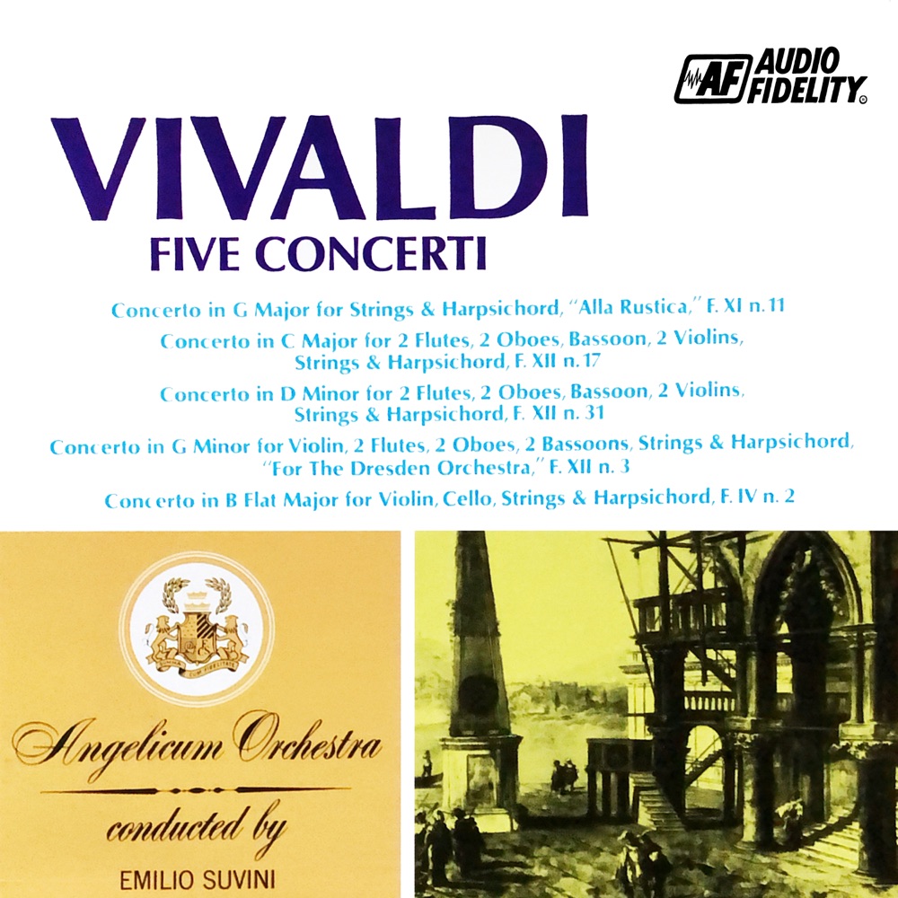 Обложка альбома «Five Concerti» — Angelicum Orchestra