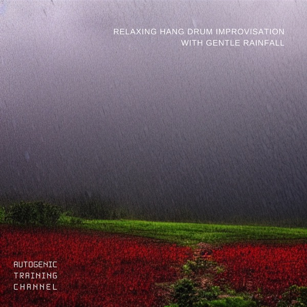 Relaxing Hang Drum Improvisation with Gentle Rainfall