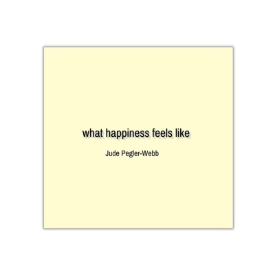 What Happiness Feels Like - Single