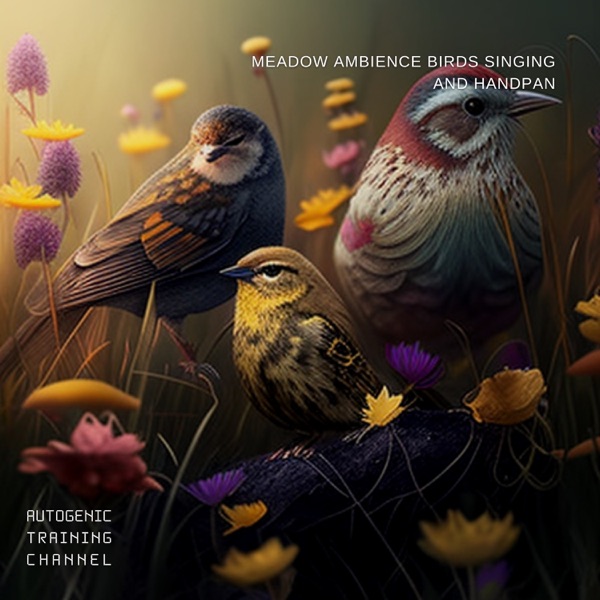 Meadow Ambience Birds Singing and Handpan