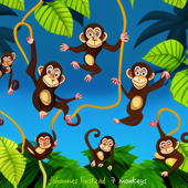 7 Monkeys song art