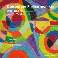Poulenc, Schreker & Zimmermann: Orchestral Works - Duisburger Philharmoniker, Axel Kober & Justin Taylor