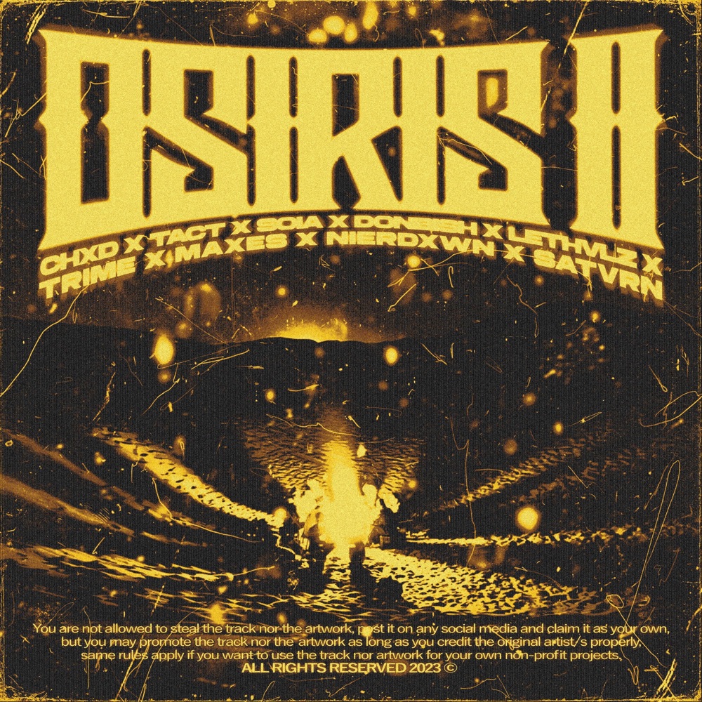 Обложка альбома «OSIRIS II (feat. tact., soia, dønb!sh, Lethvlz, TriMe, MAXES, nierdxwn & CHXD) - EP» — SATVRN