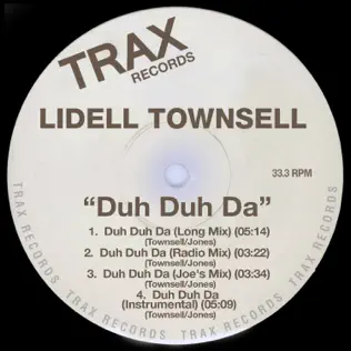 télécharger l'album Lidell Townsell - Duh Duh Da