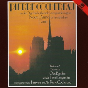 Pierre Cochereau an der Orgel der Kathedrale Notre-Dame in Paris