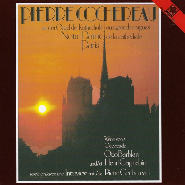 Pierre Cochereau an der Orgel der Kathedrale Notre-Dame in Paris
